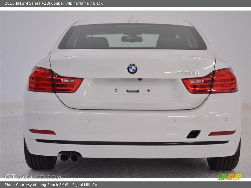 Alpine White / Black 2016 BMW 4 Series 428i Coupe