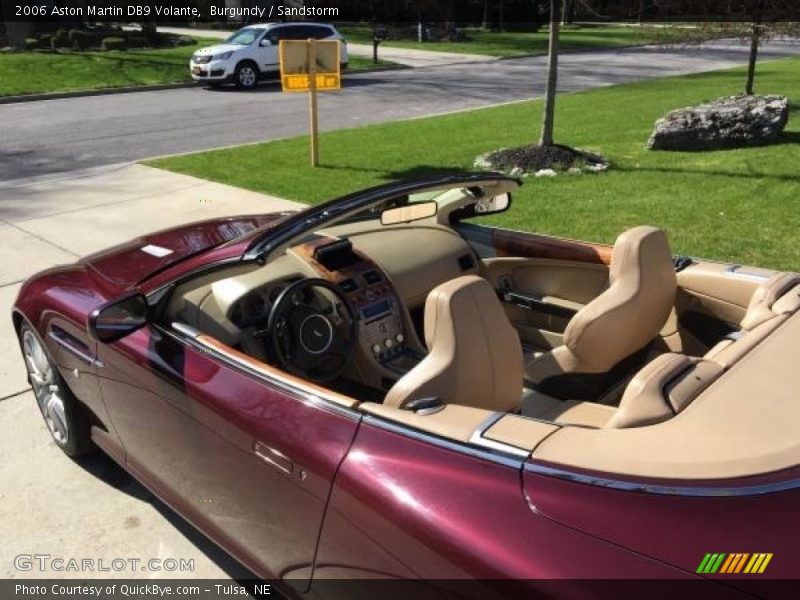 Burgundy / Sandstorm 2006 Aston Martin DB9 Volante
