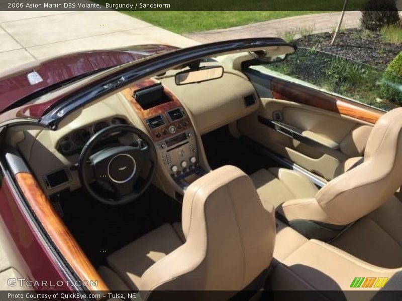 Burgundy / Sandstorm 2006 Aston Martin DB9 Volante