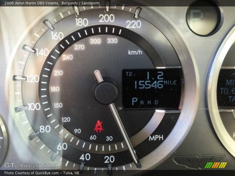 Burgundy / Sandstorm 2006 Aston Martin DB9 Volante