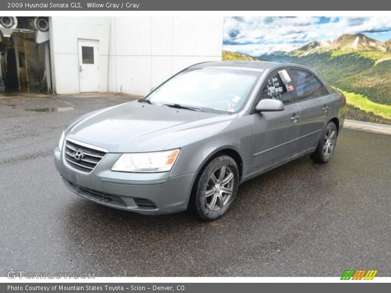 Willow Gray / Gray 2009 Hyundai Sonata GLS