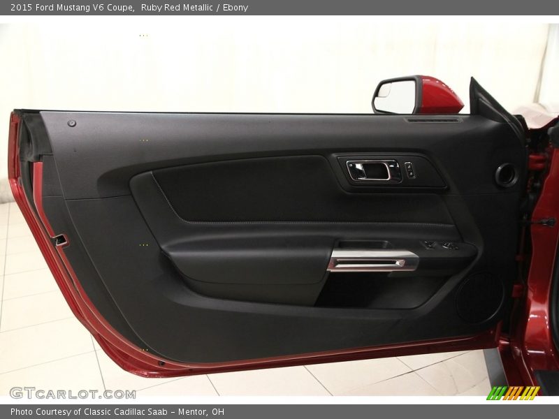 Ruby Red Metallic / Ebony 2015 Ford Mustang V6 Coupe