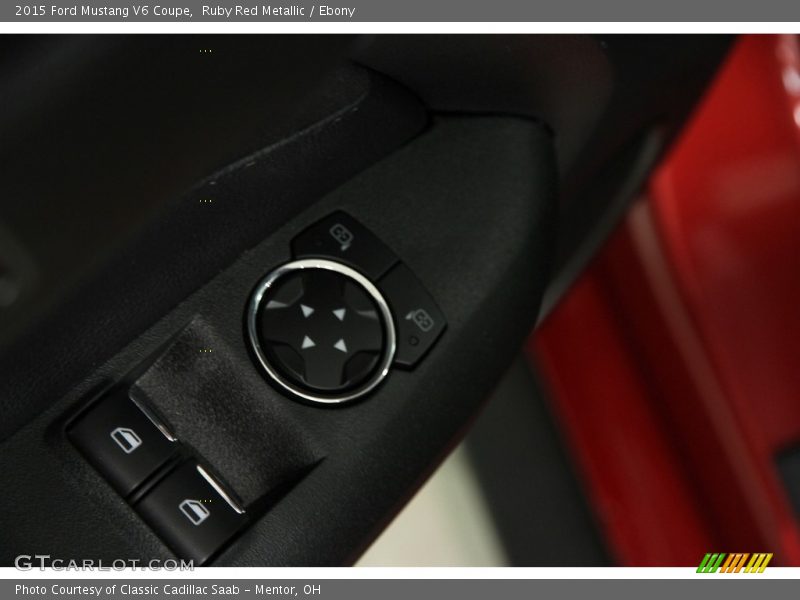 Ruby Red Metallic / Ebony 2015 Ford Mustang V6 Coupe