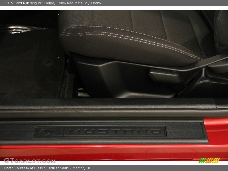 Ruby Red Metallic / Ebony 2015 Ford Mustang V6 Coupe