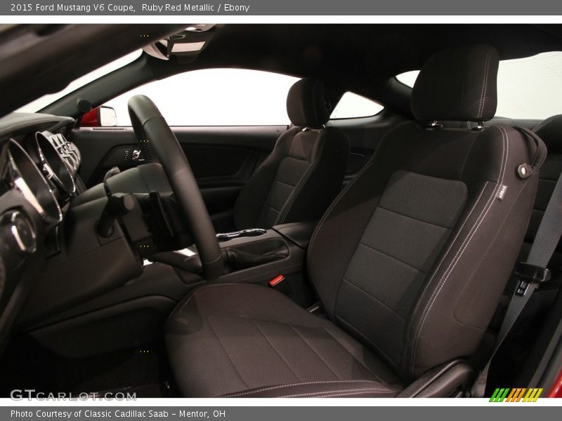 Ruby Red Metallic / Ebony 2015 Ford Mustang V6 Coupe