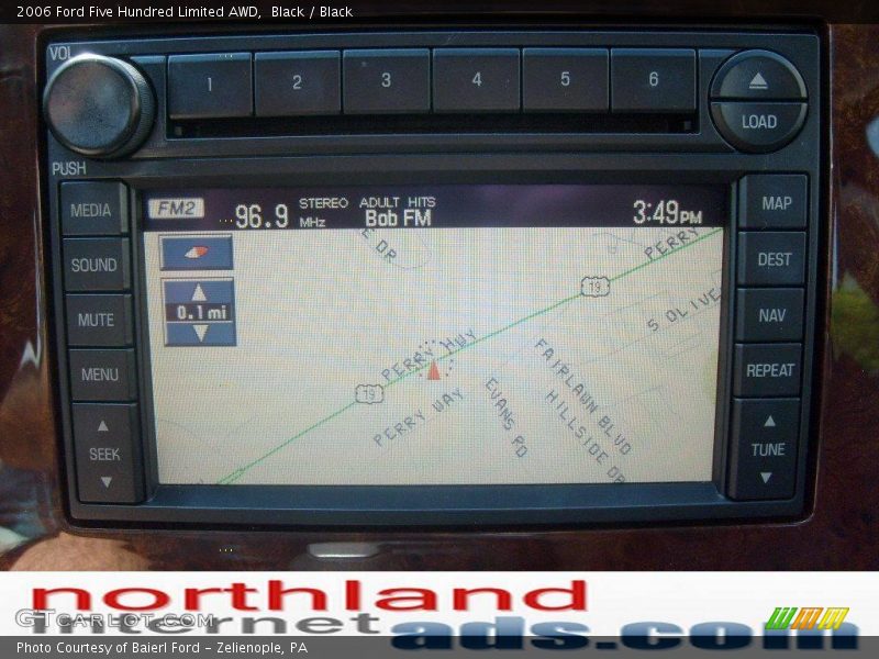 Black / Black 2006 Ford Five Hundred Limited AWD