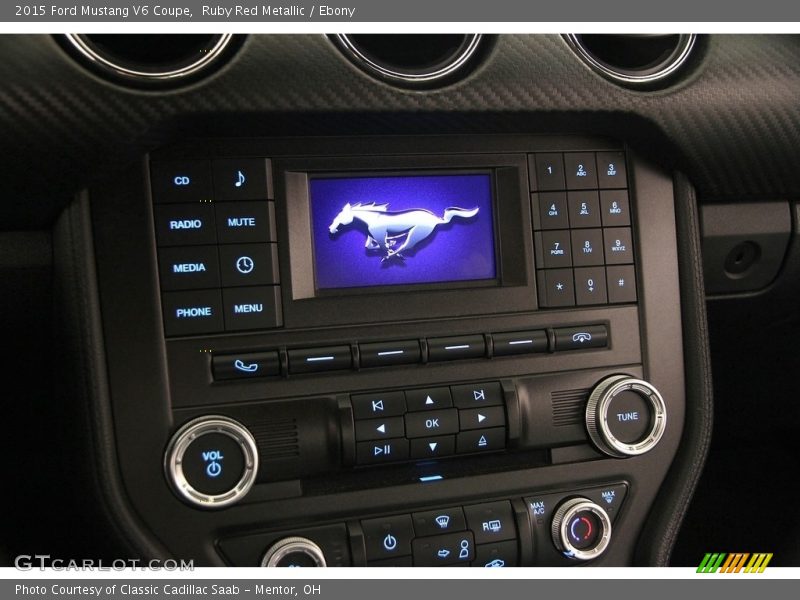Ruby Red Metallic / Ebony 2015 Ford Mustang V6 Coupe