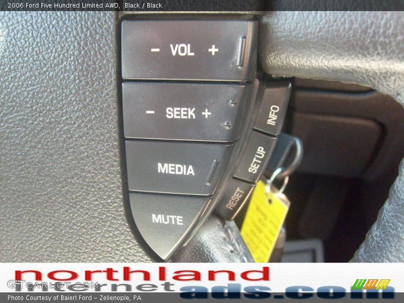 Black / Black 2006 Ford Five Hundred Limited AWD