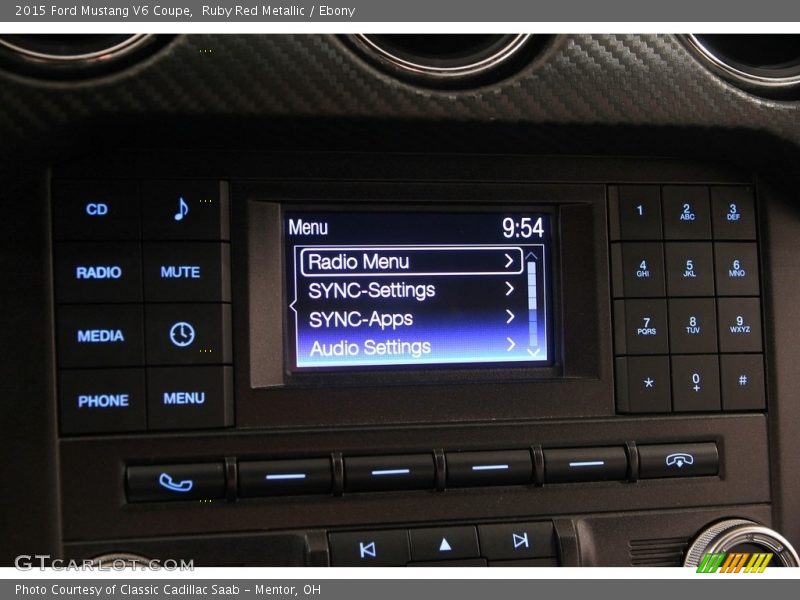 Ruby Red Metallic / Ebony 2015 Ford Mustang V6 Coupe