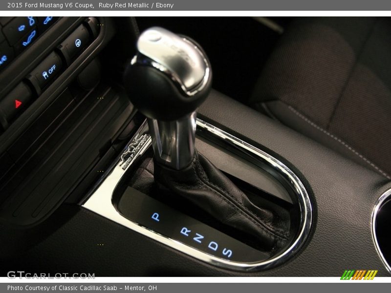 Ruby Red Metallic / Ebony 2015 Ford Mustang V6 Coupe
