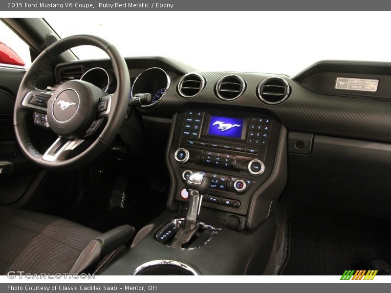 Ruby Red Metallic / Ebony 2015 Ford Mustang V6 Coupe