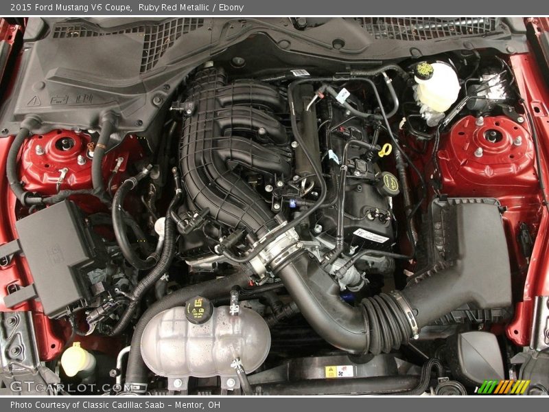 Ruby Red Metallic / Ebony 2015 Ford Mustang V6 Coupe