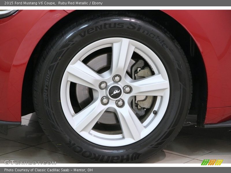 Ruby Red Metallic / Ebony 2015 Ford Mustang V6 Coupe