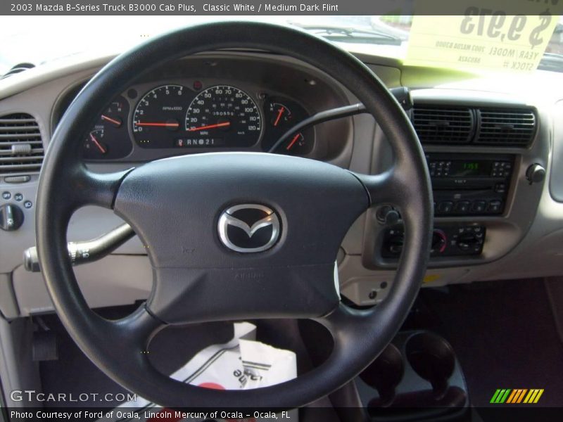 Classic White / Medium Dark Flint 2003 Mazda B-Series Truck B3000 Cab Plus