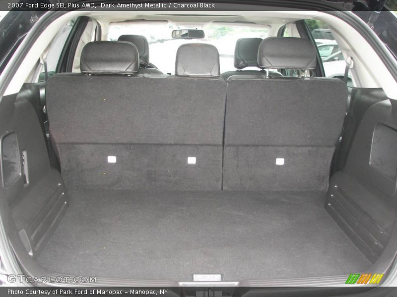 Dark Amethyst Metallic / Charcoal Black 2007 Ford Edge SEL Plus AWD
