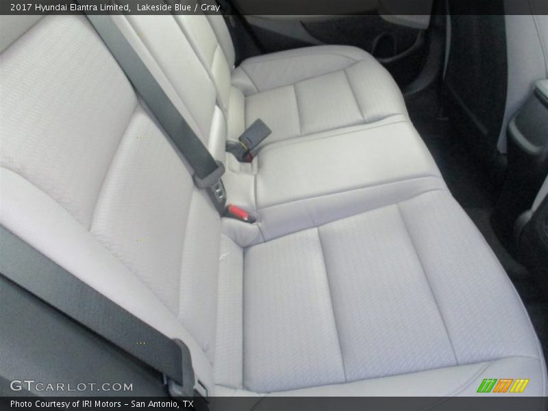 Lakeside Blue / Gray 2017 Hyundai Elantra Limited