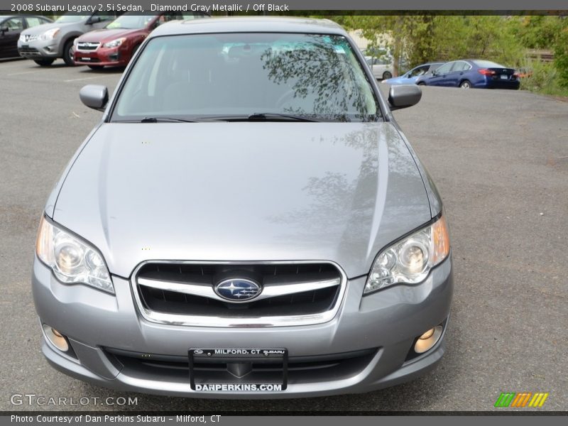 Diamond Gray Metallic / Off Black 2008 Subaru Legacy 2.5i Sedan