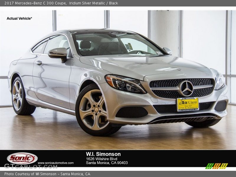 Iridium Silver Metallic / Black 2017 Mercedes-Benz C 300 Coupe