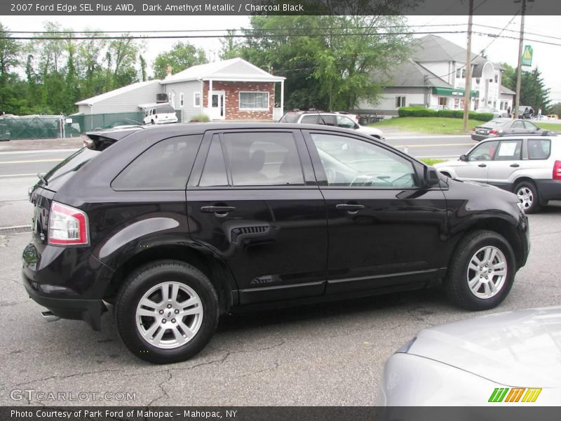 Dark Amethyst Metallic / Charcoal Black 2007 Ford Edge SEL Plus AWD