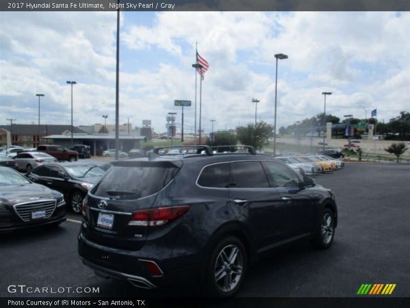 Night Sky Pearl / Gray 2017 Hyundai Santa Fe Ultimate