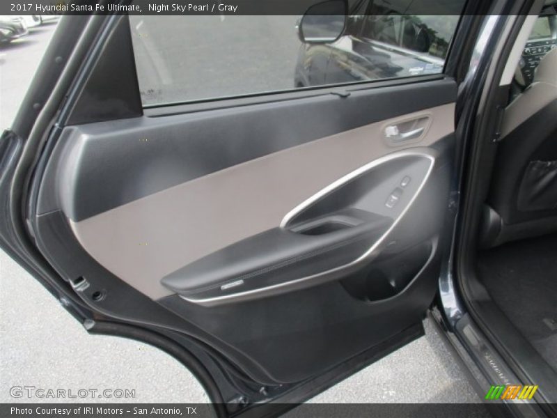 Night Sky Pearl / Gray 2017 Hyundai Santa Fe Ultimate