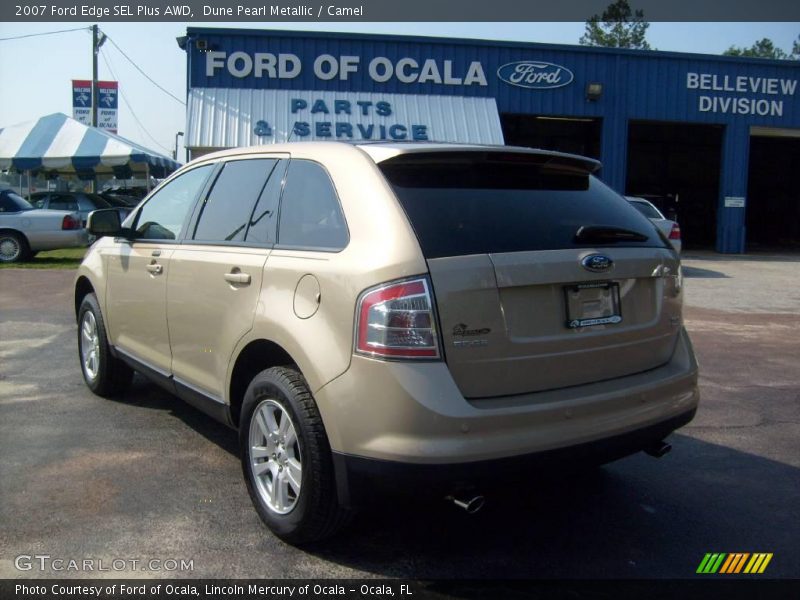 Dune Pearl Metallic / Camel 2007 Ford Edge SEL Plus AWD