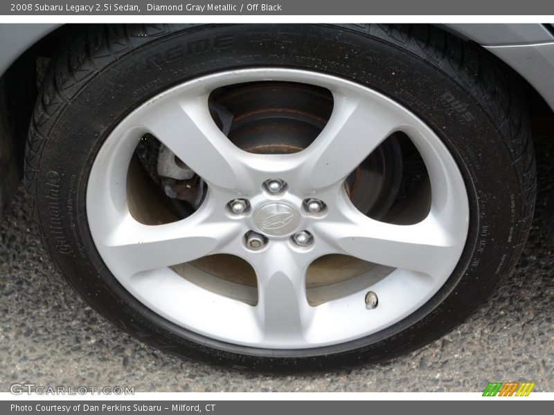 Diamond Gray Metallic / Off Black 2008 Subaru Legacy 2.5i Sedan