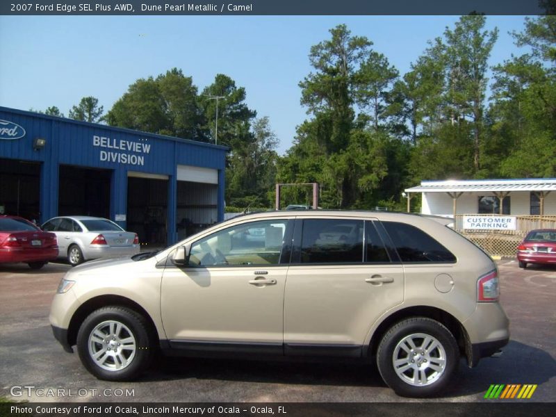 Dune Pearl Metallic / Camel 2007 Ford Edge SEL Plus AWD