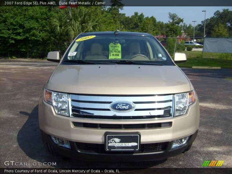 Dune Pearl Metallic / Camel 2007 Ford Edge SEL Plus AWD