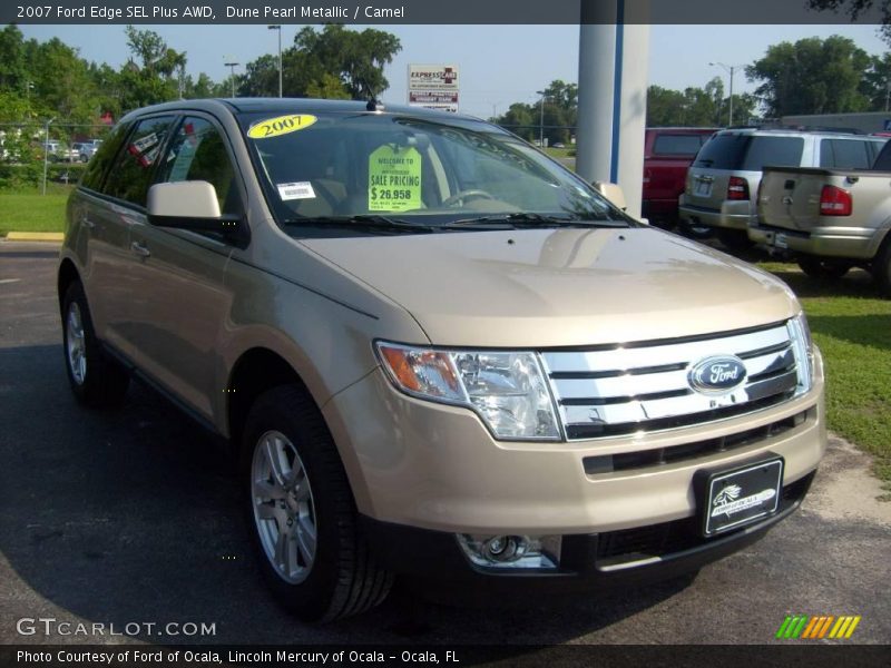 Dune Pearl Metallic / Camel 2007 Ford Edge SEL Plus AWD