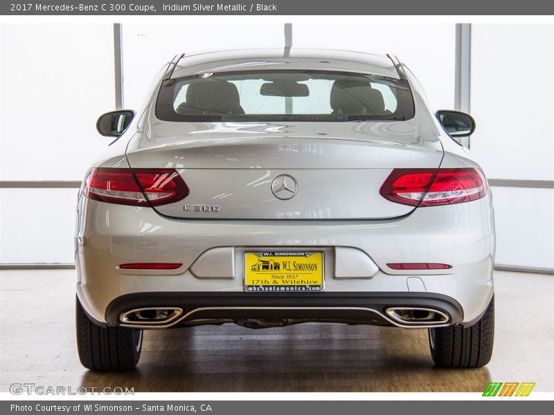 Iridium Silver Metallic / Black 2017 Mercedes-Benz C 300 Coupe