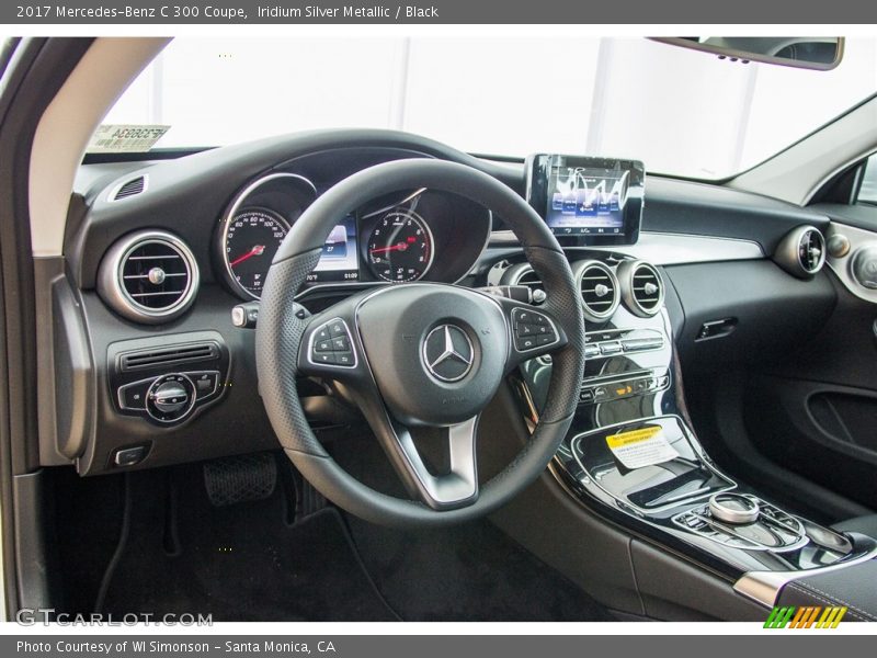 Iridium Silver Metallic / Black 2017 Mercedes-Benz C 300 Coupe