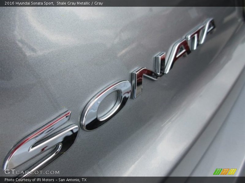 Shale Gray Metallic / Gray 2016 Hyundai Sonata Sport