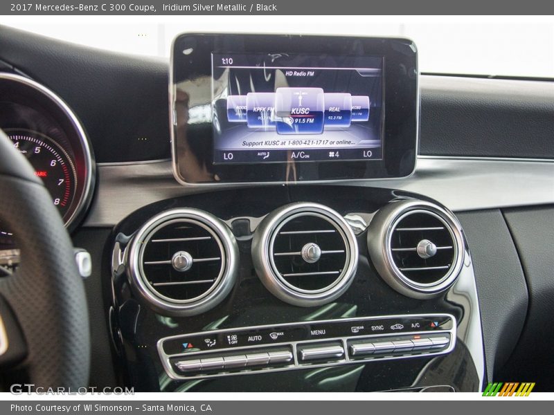 Controls of 2017 C 300 Coupe