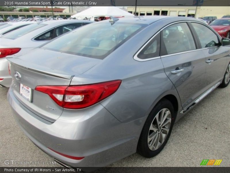 Shale Gray Metallic / Gray 2016 Hyundai Sonata Sport