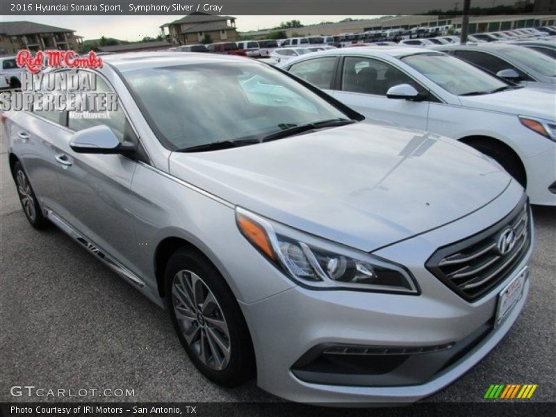 Symphony Silver / Gray 2016 Hyundai Sonata Sport