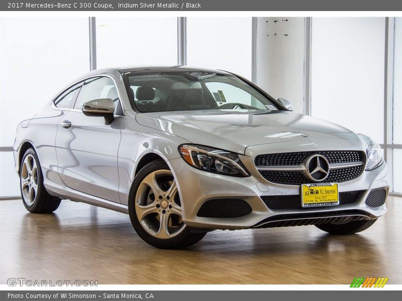 Iridium Silver Metallic / Black 2017 Mercedes-Benz C 300 Coupe