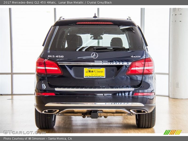 Lunar Blue Metallic / Crystal Grey/Black 2017 Mercedes-Benz GLS 450 4Matic