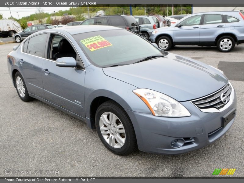 Ocean Gray / Charcoal 2010 Nissan Altima Hybrid