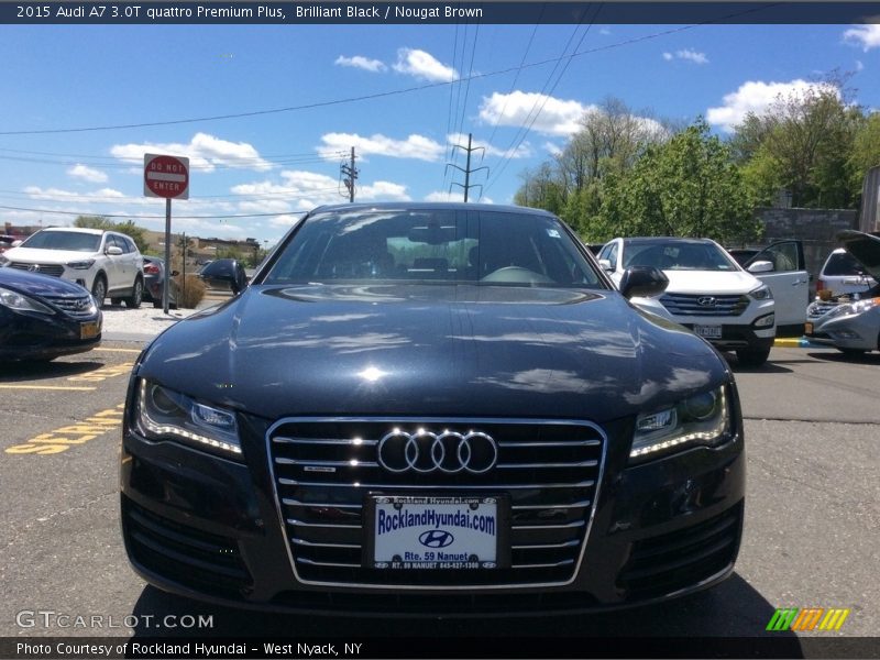 Brilliant Black / Nougat Brown 2015 Audi A7 3.0T quattro Premium Plus