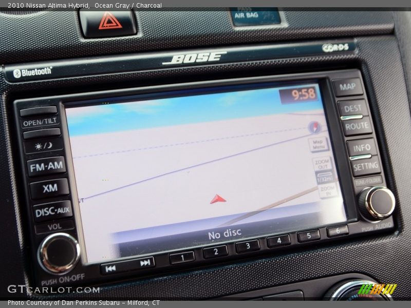 Ocean Gray / Charcoal 2010 Nissan Altima Hybrid