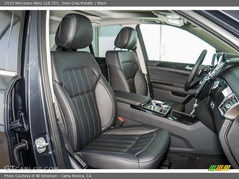 Steel Grey Metallic / Black 2016 Mercedes-Benz GLE 350