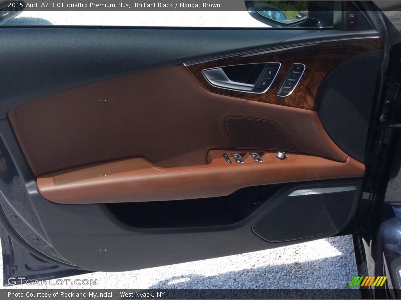 Brilliant Black / Nougat Brown 2015 Audi A7 3.0T quattro Premium Plus