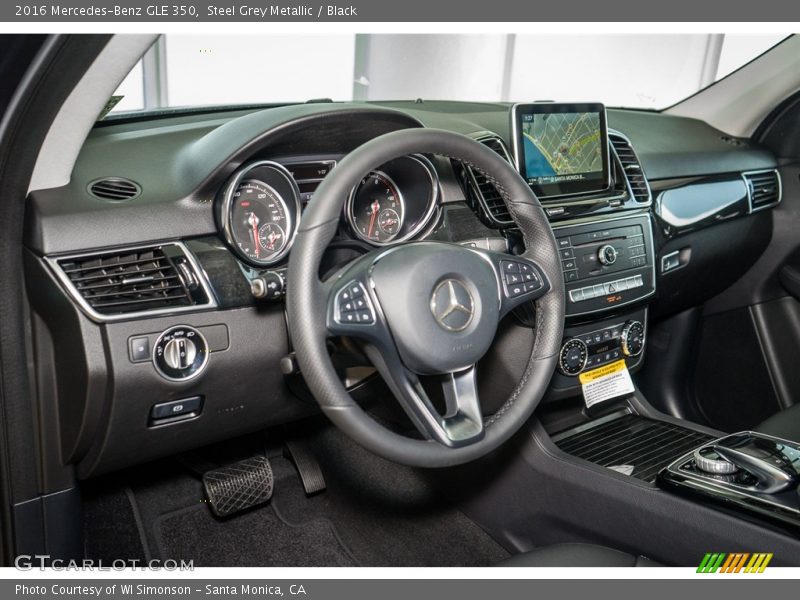 Steel Grey Metallic / Black 2016 Mercedes-Benz GLE 350