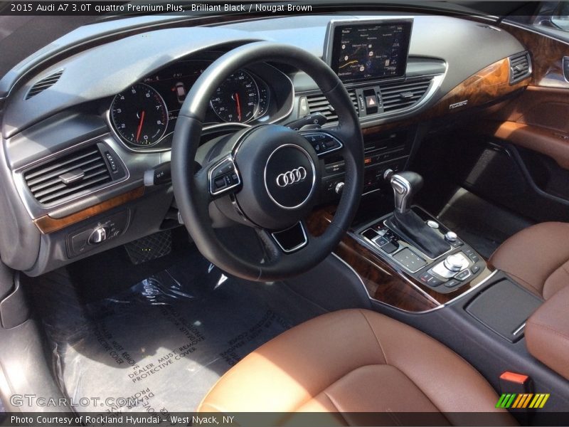 Brilliant Black / Nougat Brown 2015 Audi A7 3.0T quattro Premium Plus