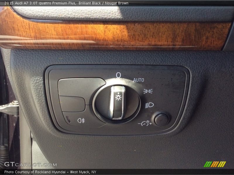 Brilliant Black / Nougat Brown 2015 Audi A7 3.0T quattro Premium Plus