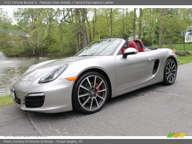 Platinum Silver Metallic / Carrera Red Natural Leather 2013 Porsche Boxster S