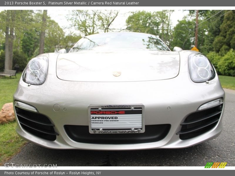 Platinum Silver Metallic / Carrera Red Natural Leather 2013 Porsche Boxster S