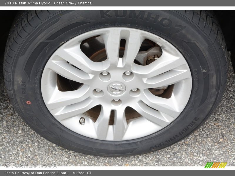 Ocean Gray / Charcoal 2010 Nissan Altima Hybrid