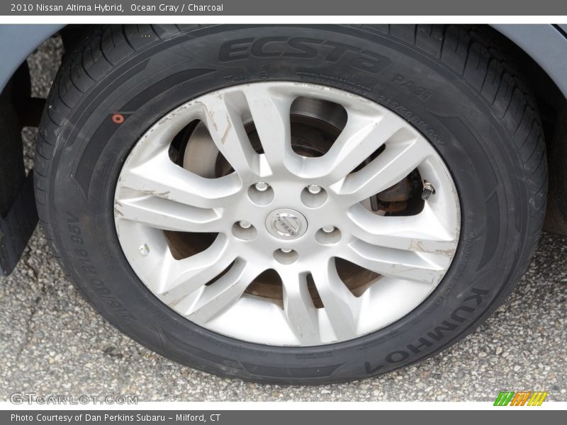 Ocean Gray / Charcoal 2010 Nissan Altima Hybrid